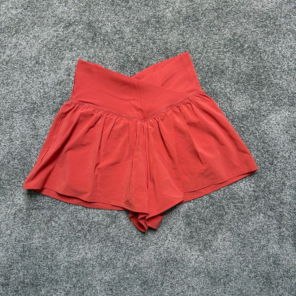 Offline By Aerie Crossover Flowy Peach Shorts S/P
